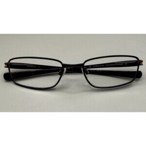 Oakley Rotor 2.0 OX3063-0155 Satin Black Orange Eyeglass Frames 55-18-135 w/case